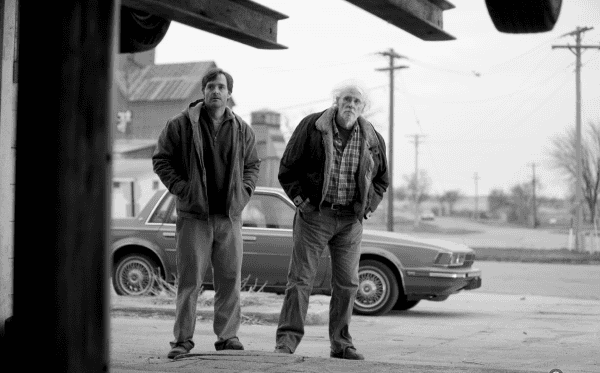 Bruce Dern and Will Forte